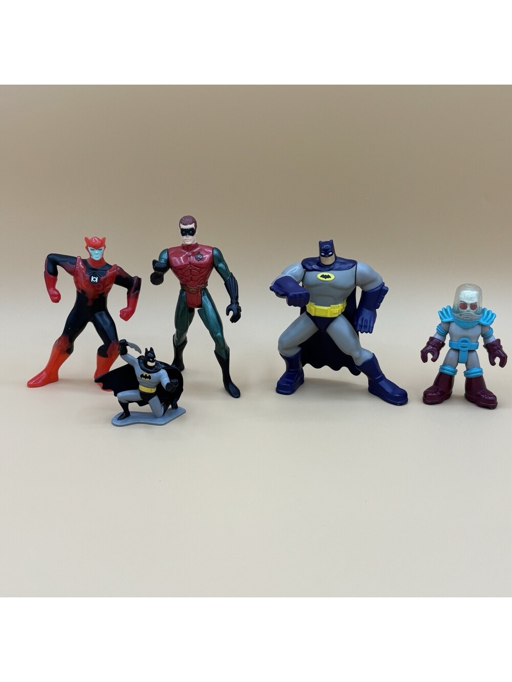 DC Comics Action Figure Lot Batman Robin Mr Freeze Razer Imaginext Burger King
